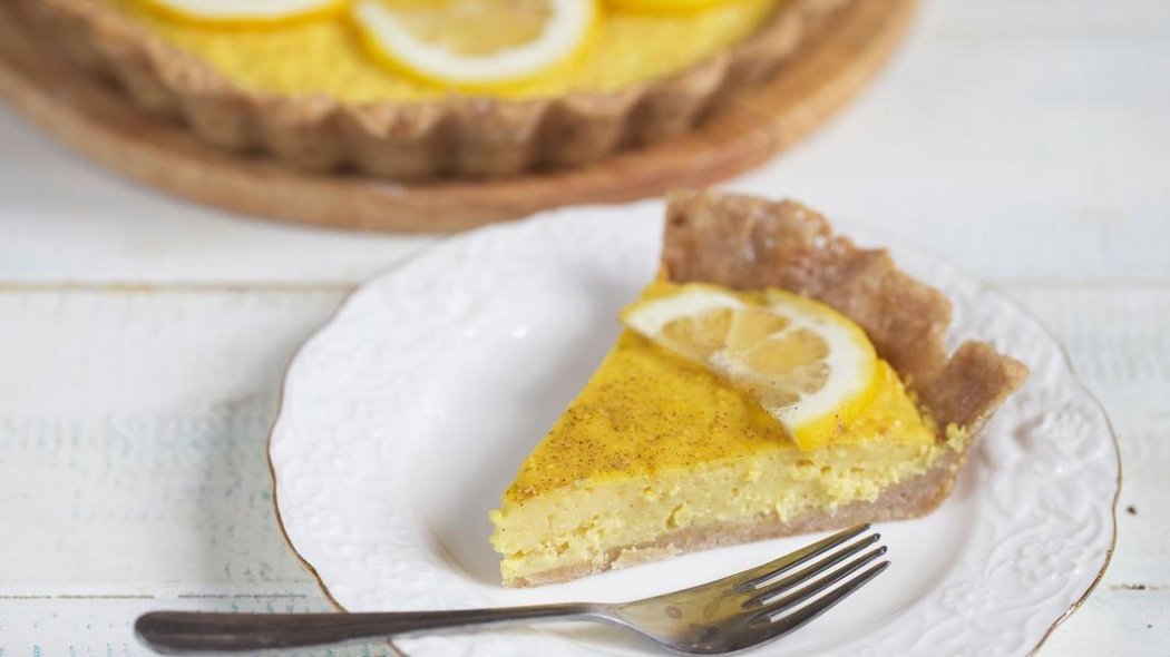 Маленькая фотография блюда по рецепту «Лимонный пирог»