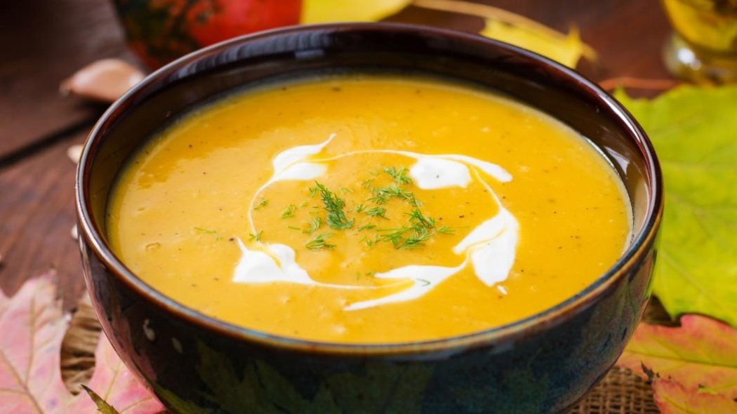 Маленькая фотография блюда по рецепту «Тыквенный суп»